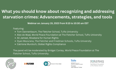 What You Should Know About Recognizing and Addressing Starvation Crimes: Advancements, Strategies, and Tools